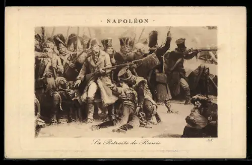 AK Napoleon, la Retraite de Russie, Befreiungskriege
