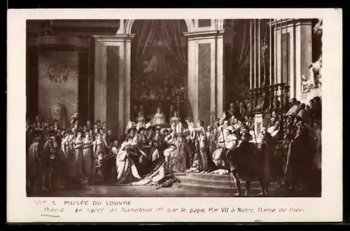 AK Napoleon bei seiner Krönung