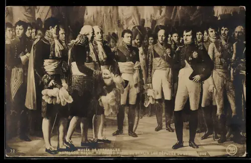 AK Napoleon recoit au Palais-Royal de Berlin les députés du Sénat 1806