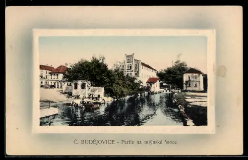 AK C. Budejovice, Partie na mlýnské stoce