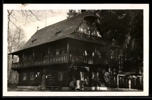AK Rosenau u. d. R., Wallachisches Museum in der Natur
