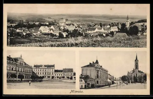AK Milevsko, Panorama, Ortspartien