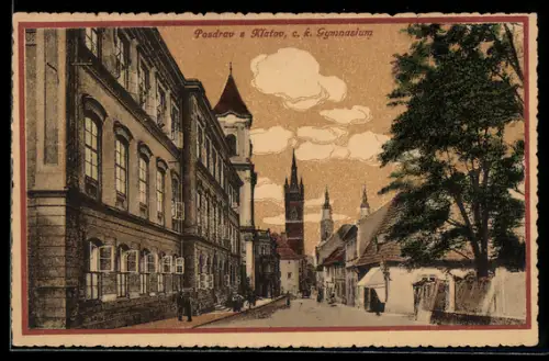 AK Klatovy, C. k. Gymnasium