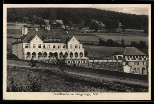 AK Giehren /Isergebirge, Erholungsheim Förstelbaude