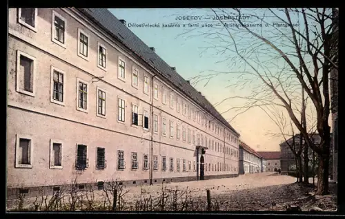 AK Josefstadt, Artilleriekaserne und Pfarrgasse