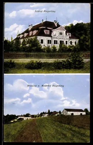 AK Riegerting, Brauerei und Meierhof, Schloss