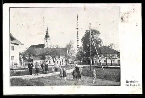 AK Neuhofen bei Ried, Weg zur Kirche
