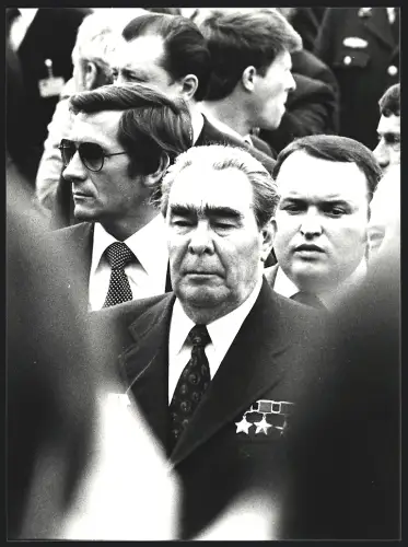 Fotografie Leonid Breschnew, Generalsekretär der KPdSU in Bonn, 1978