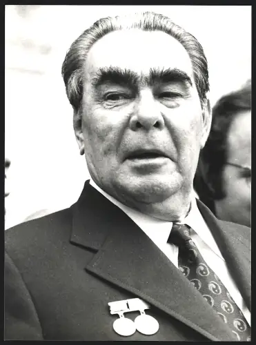 Fotografie Leonid Breschnew zu Besuch in Bonn, 1978