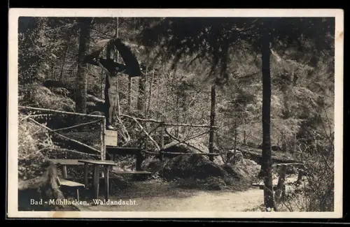 AK Bad Mühllacken, Waldandacht