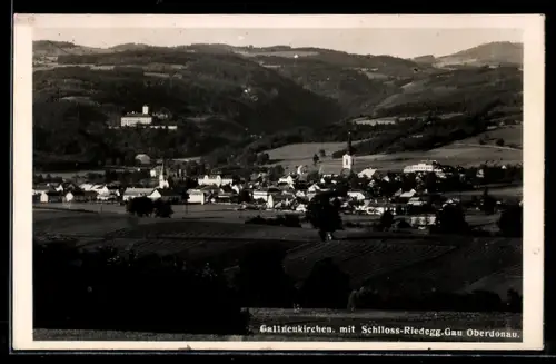 AK Gallneukirchen /Gau Oberdonau, Totalansicht mit Schloss Riedegg