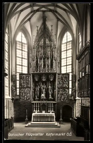 AK Kefermarkt /O.Ö., Kirche, Gotischer Flügelaltar