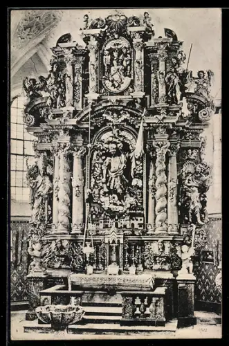 AK St. Florian /O. Ö., Hochaltar