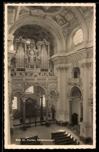 AK St. Florian /O.Ö., Stift, Brucknerorgel
