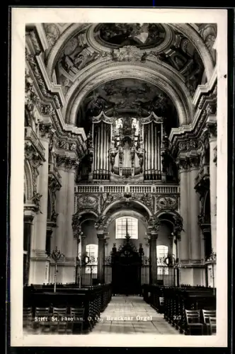 AK St. Florian /O.Ö., Stift, Bruckner-Orgel