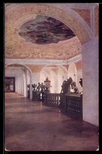 AK St. Florian /O.Ö., Stift, Stiegenhaus