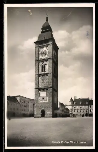 AK Enns /O. Ö., Der Stadtturm