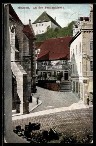 AK Meissen, Partie an der Frauenkirche