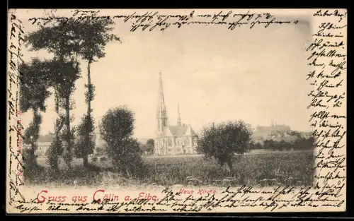 AK Cölln a. Elbe, Neue Kirche