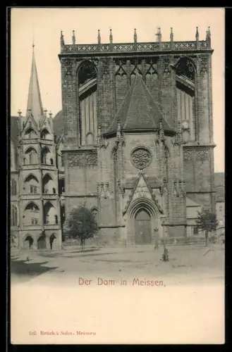 AK Meissen, Partie am Dom