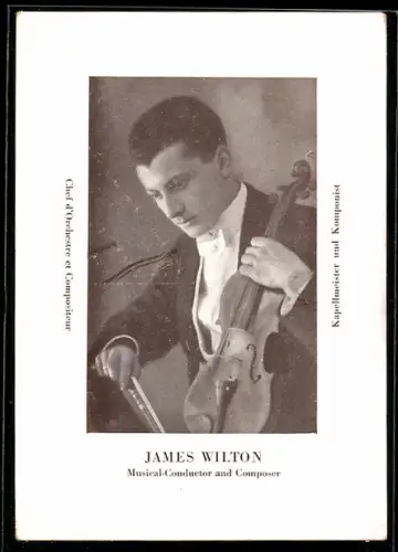 AK Musical Conductor and Composer James Wilton