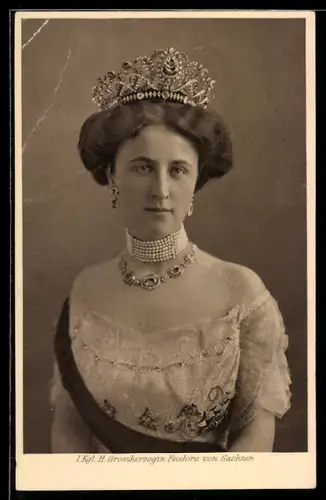 AK Grossherzogin Feodora von Sachsen-Weimar-Eisenach