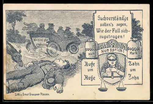 AK Jura, Mann wurde vom Auto überfahren, Sachverständige solle`s sagen. Wie der Fall sich-zugetragen