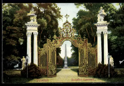 AK Potsdam, Kunsttor Sanssouci