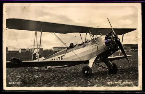 AK Unsere Luftwaffe, Flugzeug Stieglitz der deutschen Luftwaffe