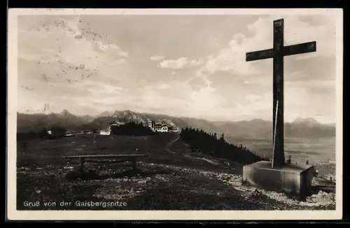 AK Gipfelkreuz auf der Gaisbergspitze