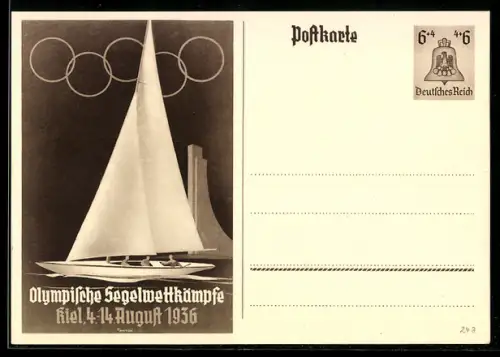 AK Kiel, Olympische Segelwettkämpfe, August 1936 15+10