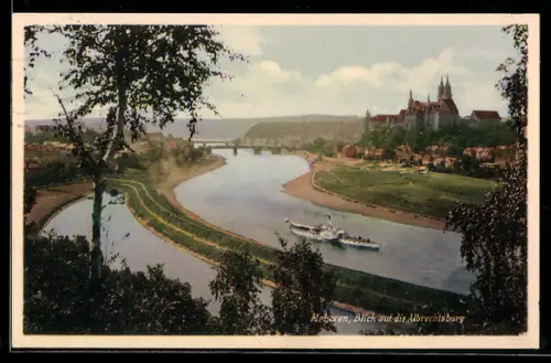 AK Meissen, Blick auf die Albrechtsburg