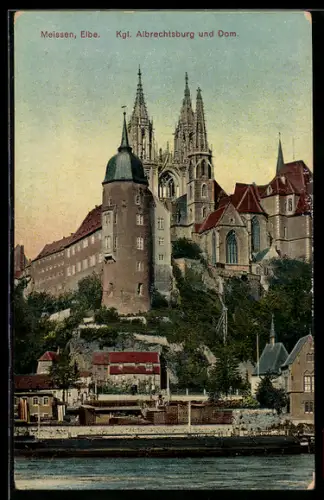 AK Meissen a. Elbe, Kgl. Albrechtsburg und Dom
