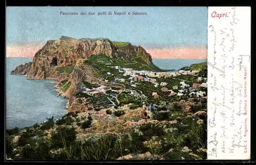 AK Capri, Panorama dei due golfi di Napoli e Salerno