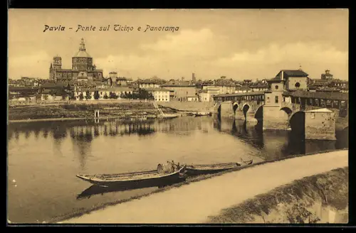 AK Pavia, Ponte sul Ticino e Panorama