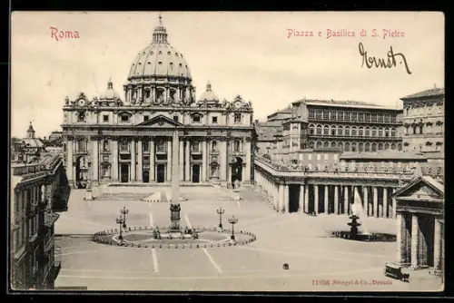 AK Roma, Piazza e Basilica di S. Pietro