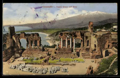 AK Taormina, Teatro Greco con l`Etna sullo sfondo