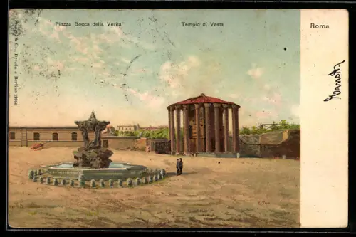 AK Roma, Piazza Bocca della Verità e Tempio di Vesta