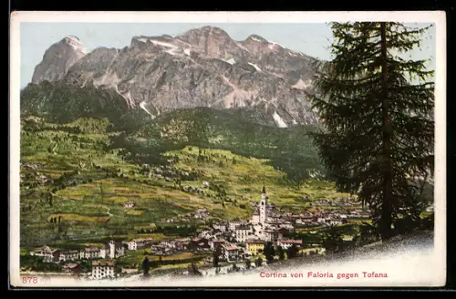 AK Cortina, Vista da Faloria verso Tofana
