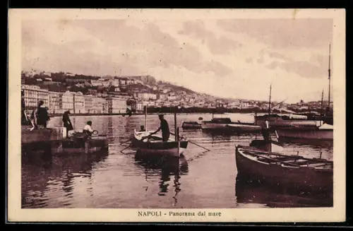AK Napoli, Panorama dal mare
