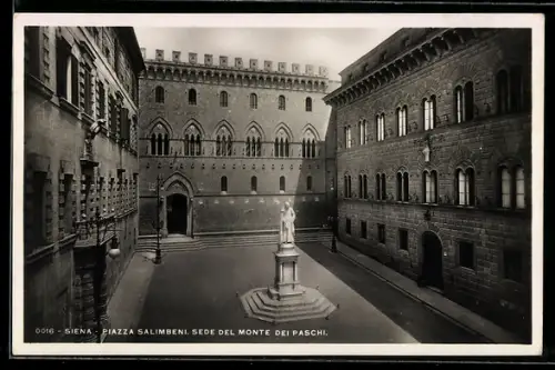 AK Siena, Piazza Salimbeni, Sede del Monte dei Paschi