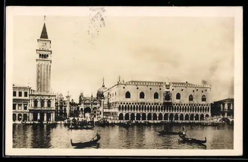 AK Venezia, Palazzo Ducale e Piazzetta dal mare