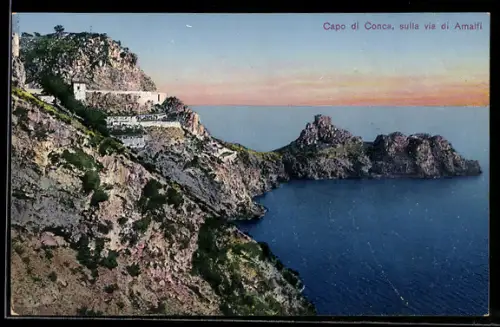AK Conca dei Marini, Capo di Conca, Vista sulla via di Amalfi