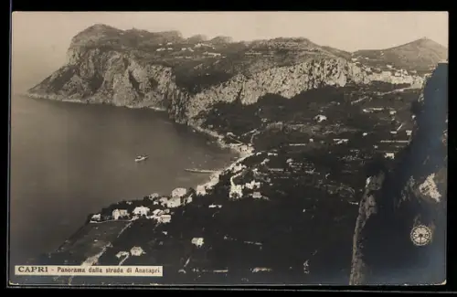 AK Capri, Panorama dalla strada di Anacapri
