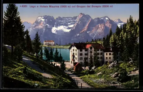 AK Misurina, Lago e Hotels col Gruppo del Sorapis