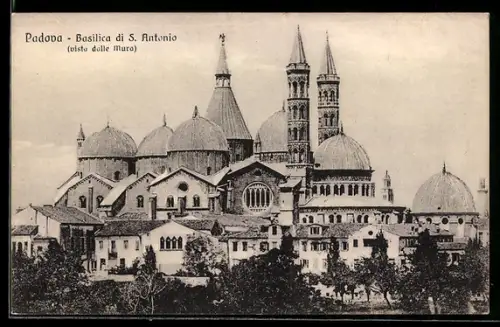 AK Padova, Basilica di S. Antonio visto dalle Mura