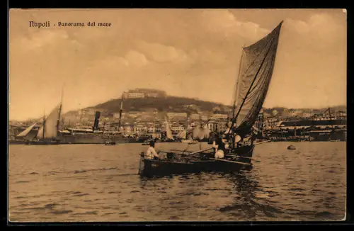 AK Napoli, Panorama dal mare