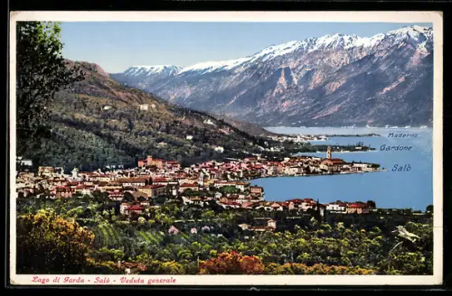 AK Salò /Lago di Garda, Veduta generale