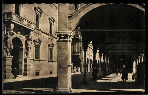 AK Bologna, Portico dei Servi e Palazzo Bargellini
