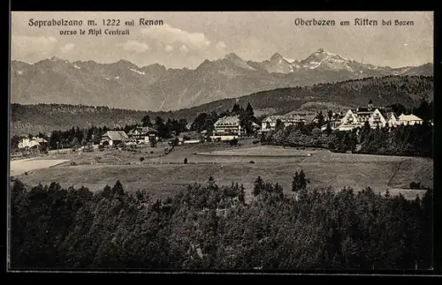 AK Oberbozen am Ritten, Ortspartie